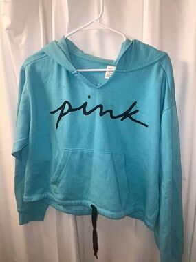 PINK Victorias Secret Logo Hooded Sweatshirt